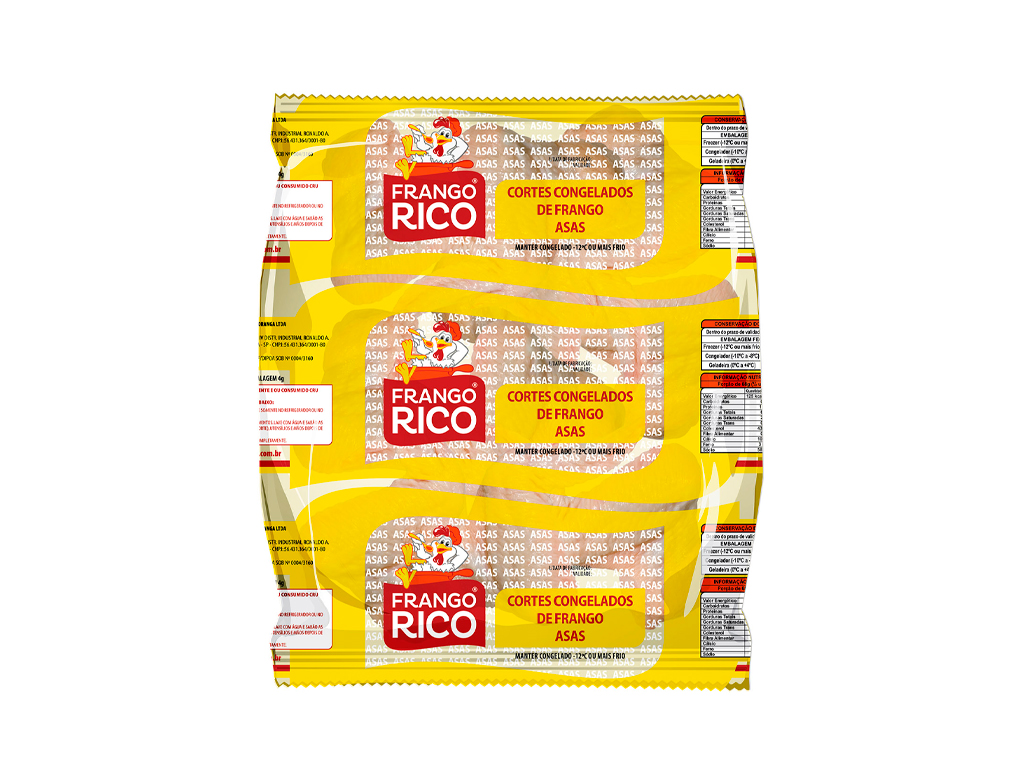 ASAS DE FRANGO CONGELADAS RICO (CX 20 KG)